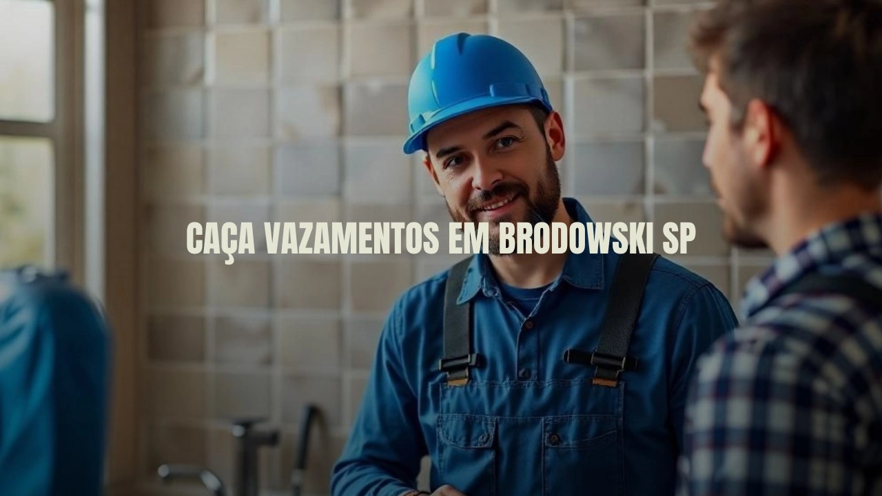CAÇA VAZAMENTOS EM BRODOWSKI SÃO PAULO (SP).