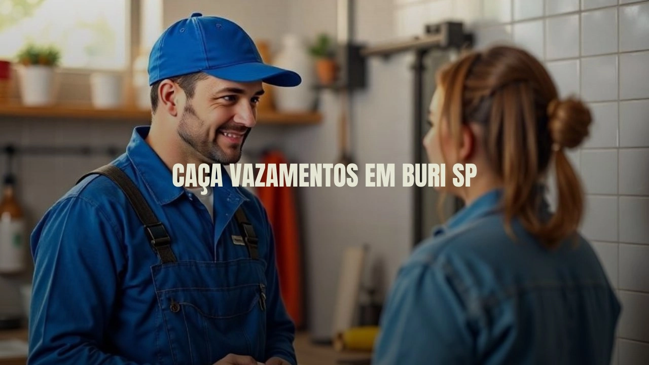 CAÇA VAZAMENTOS EM BURI SÃO PAULO (SP).