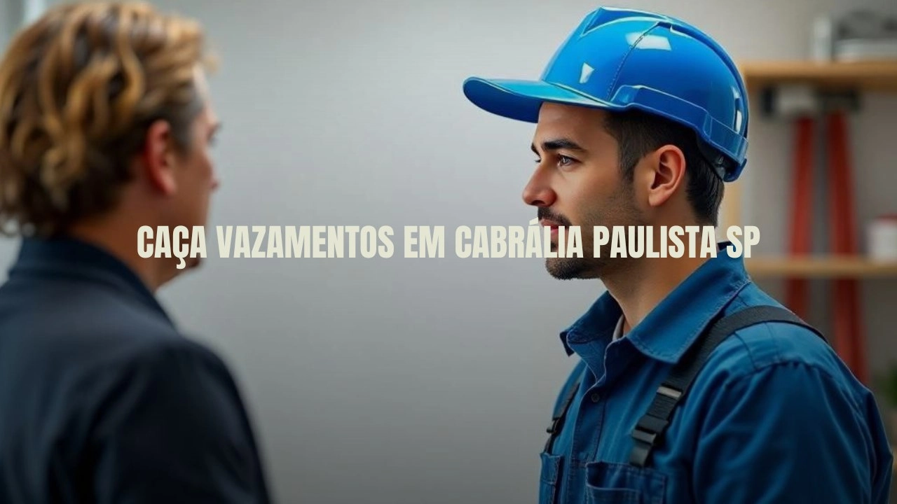CAÇA VAZAMENTOS EM CABRÁLIA PAULISTA SÃO PAULO (SP).