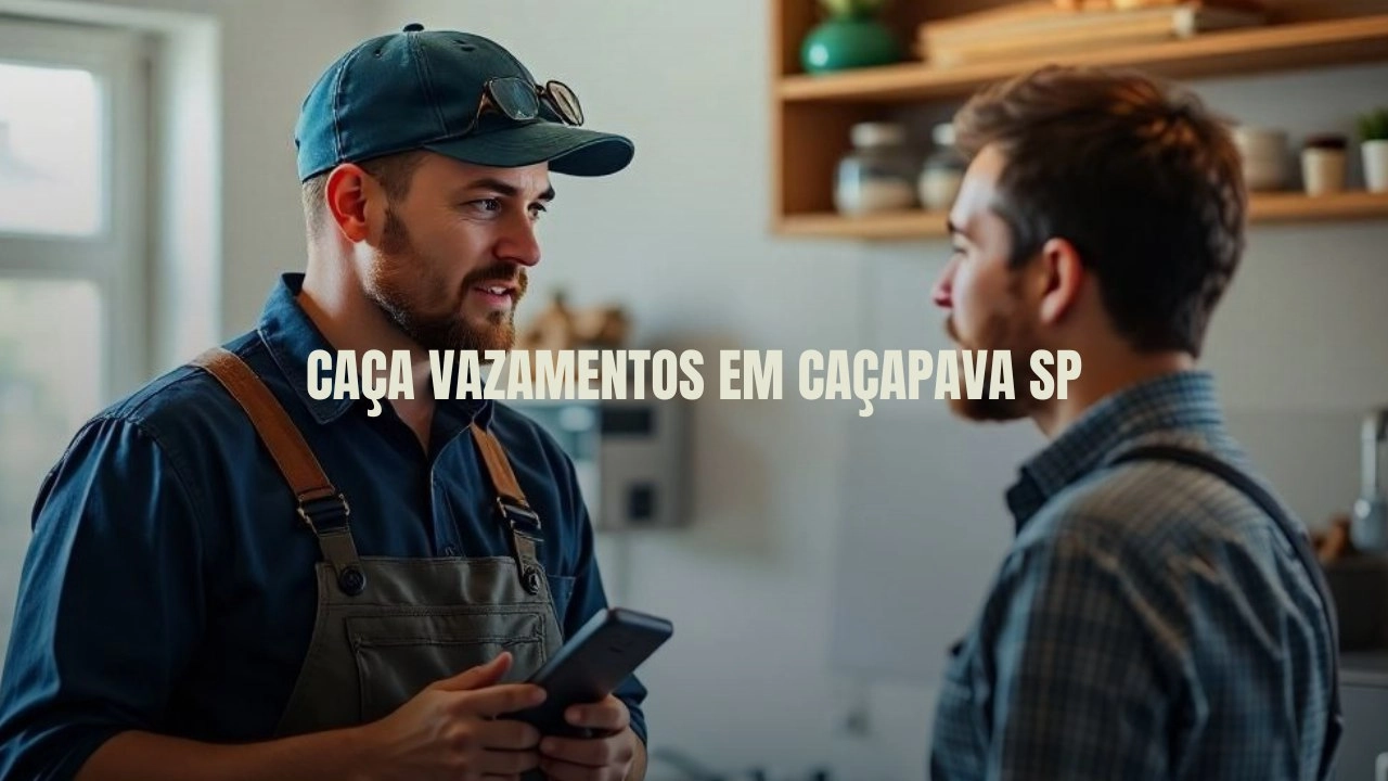 CAÇA VAZAMENTOS EM CAÇAPAVA SÃO PAULO (SP).