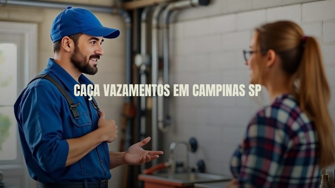 CAÇA VAZAMENTOS EM CAMPINAS SÃO PAULO (SP).