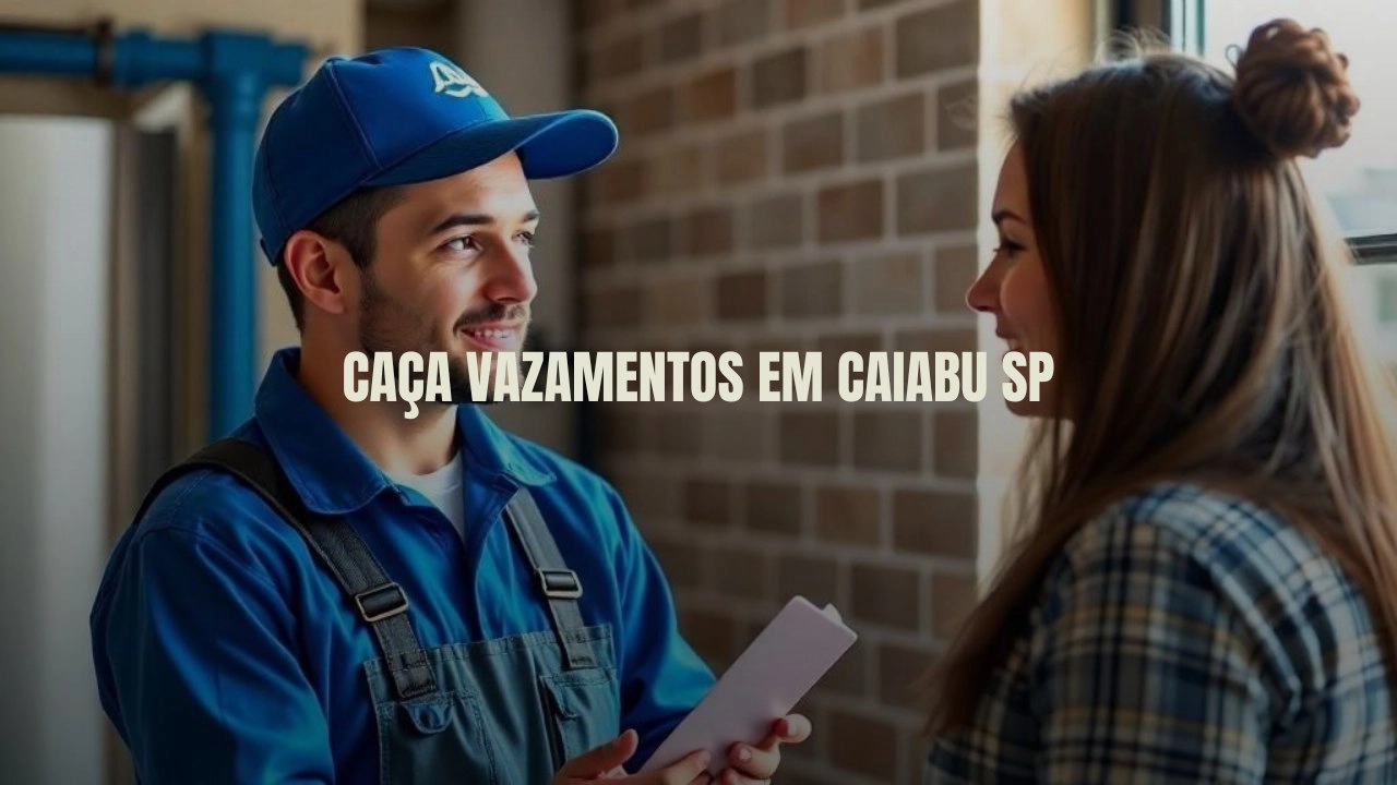 CAÇA VAZAMENTOS EM CAIABU SÃO PAULO (SP).