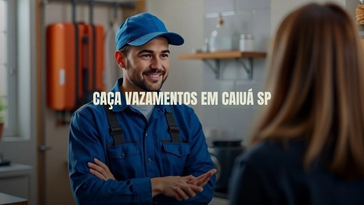 CAÇA VAZAMENTOS EM CAIUÁ SÃO PAULO (SP).