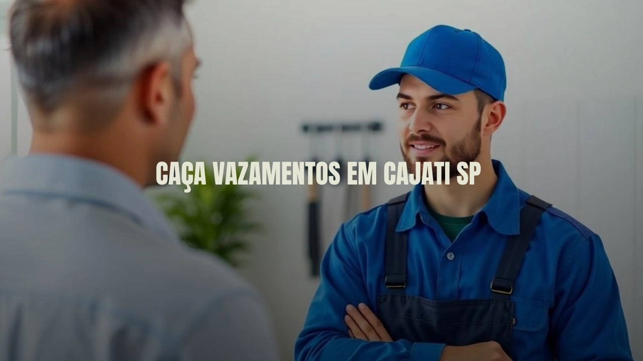 CAÇA VAZAMENTOS EM CAJATI SÃO PAULO (SP).