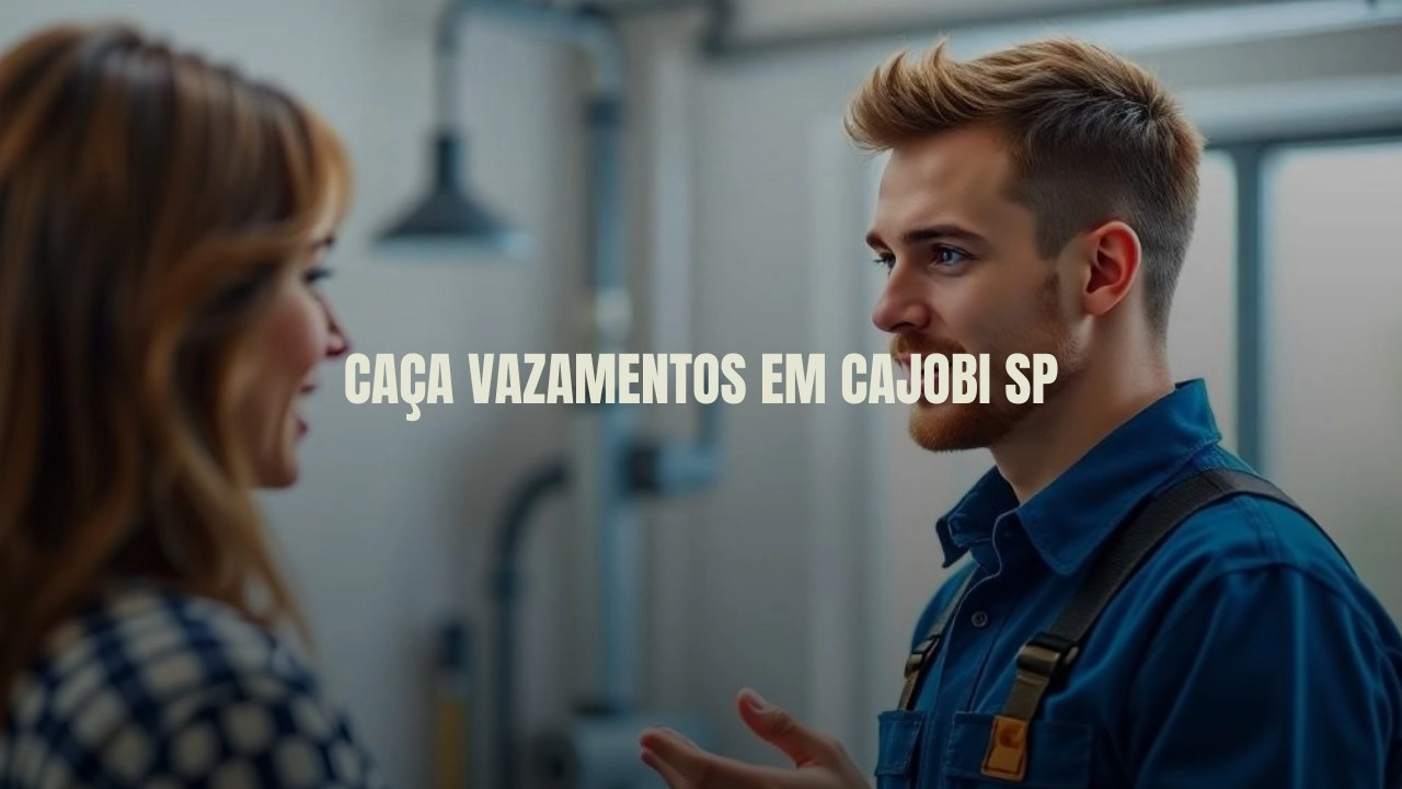 CAÇA VAZAMENTOS EM CAJOBI SÃO PAULO (SP).