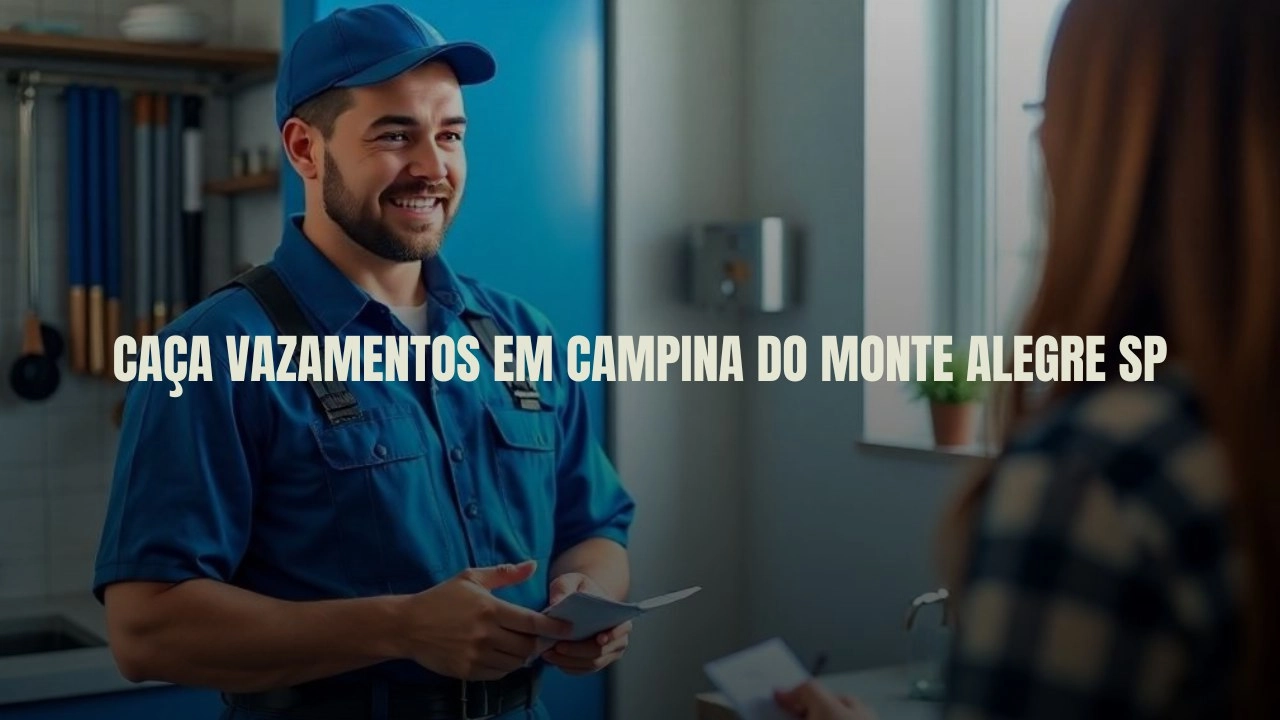 CAÇA VAZAMENTOS EM CAMPINA DO MONTE ALEGRE SÃO PAULO (SP).