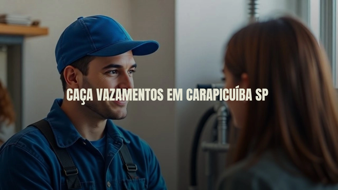 CAÇA VAZAMENTOS EM CARAPICUÍBA SÃO PAULO (SP).
