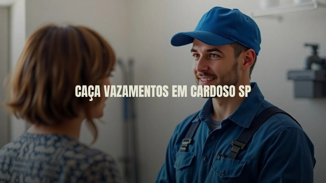 CAÇA VAZAMENTOS EM CARDOSO SÃO PAULO (SP).