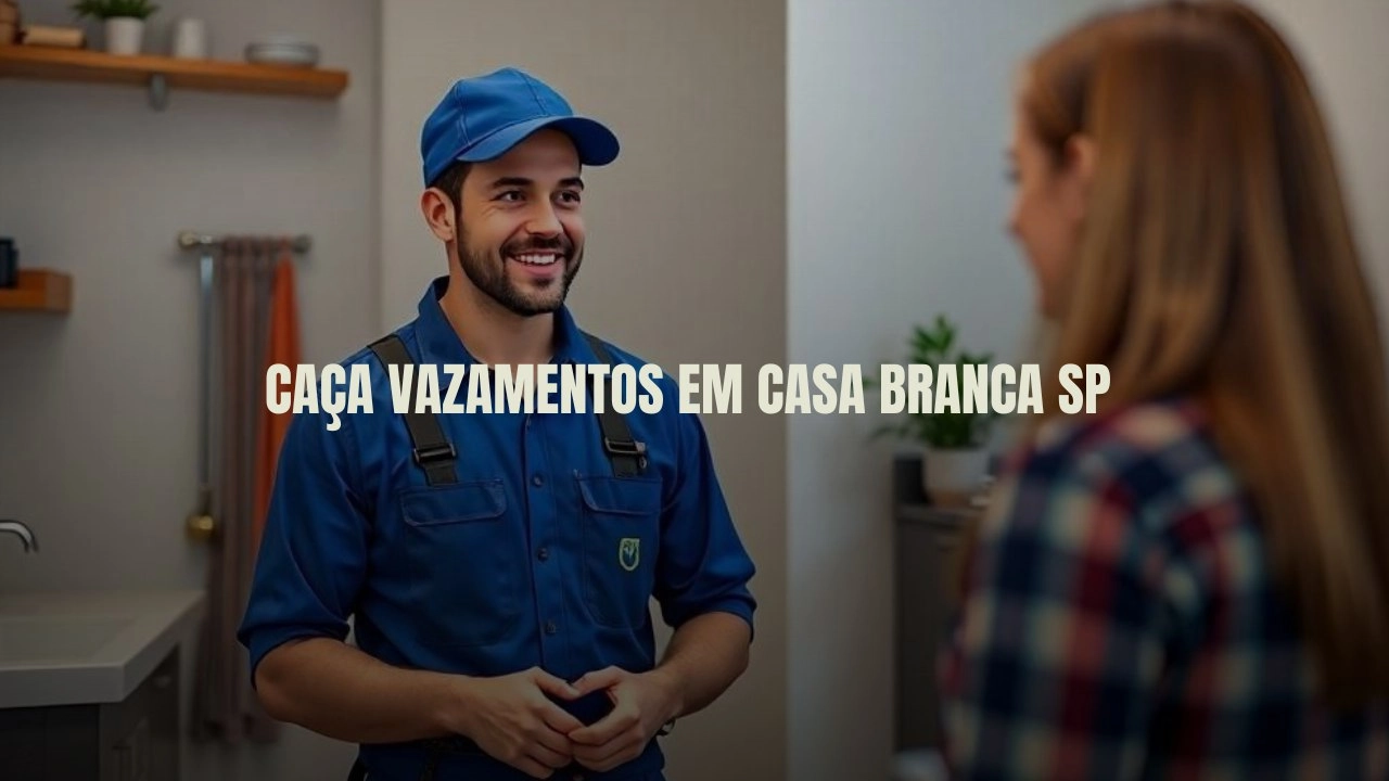CAÇA VAZAMENTOS EM CASA BRANCA SÃO PAULO (SP).