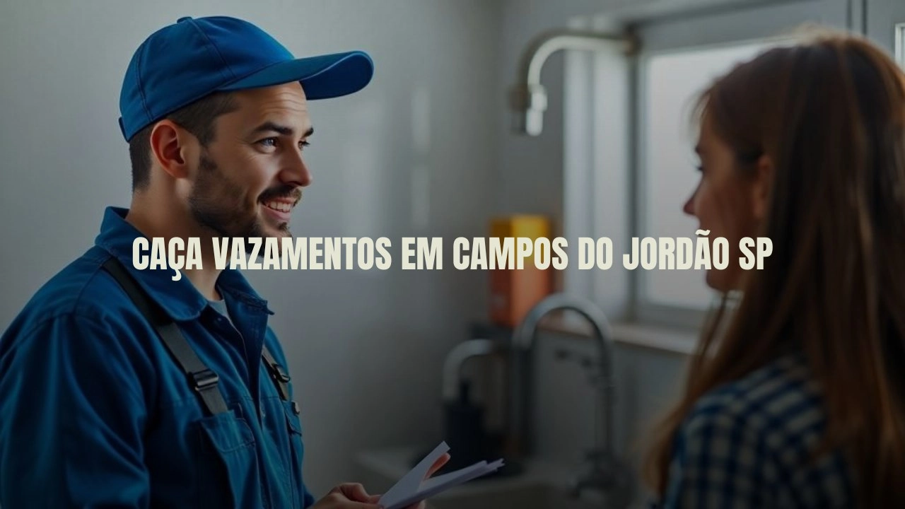 CAÇA VAZAMENTOS EM CAMPOS DO JORDÃO SÃO PAULO (SP).