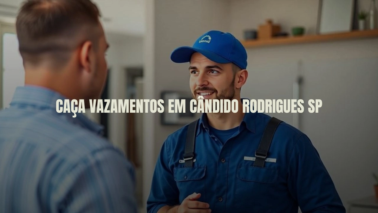CAÇA VAZAMENTOS EM CÂNDIDO RODRIGUES SÃO PAULO (SP).