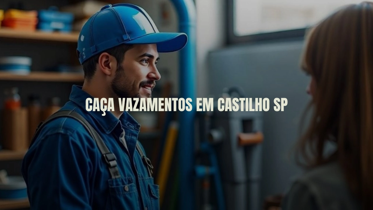 CAÇA VAZAMENTOS EM CASTILHO SÃO PAULO (SP).