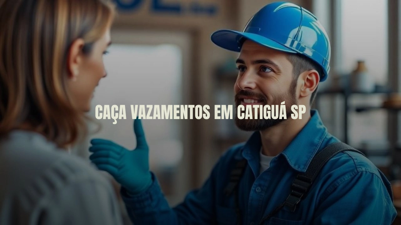CAÇA VAZAMENTOS EM CATIGUÁ SÃO PAULO (SP).