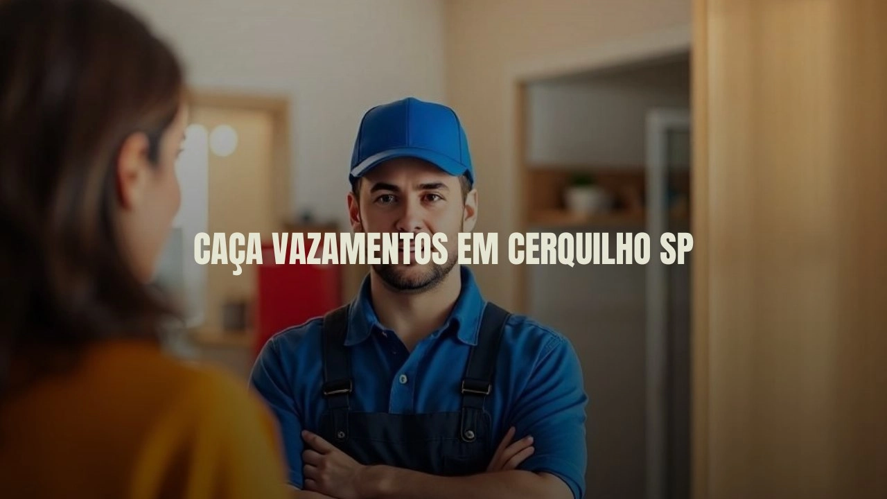 CAÇA VAZAMENTOS EM CERQUILHO SÃO PAULO (SP).