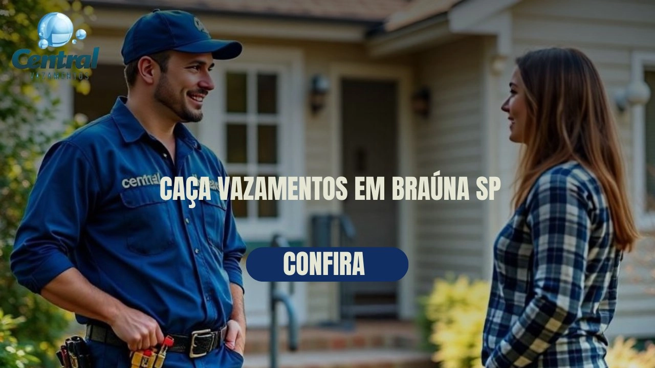 CAÇA VAZAMENTOS EM BRAÚNA SÃO PAULO (SP).