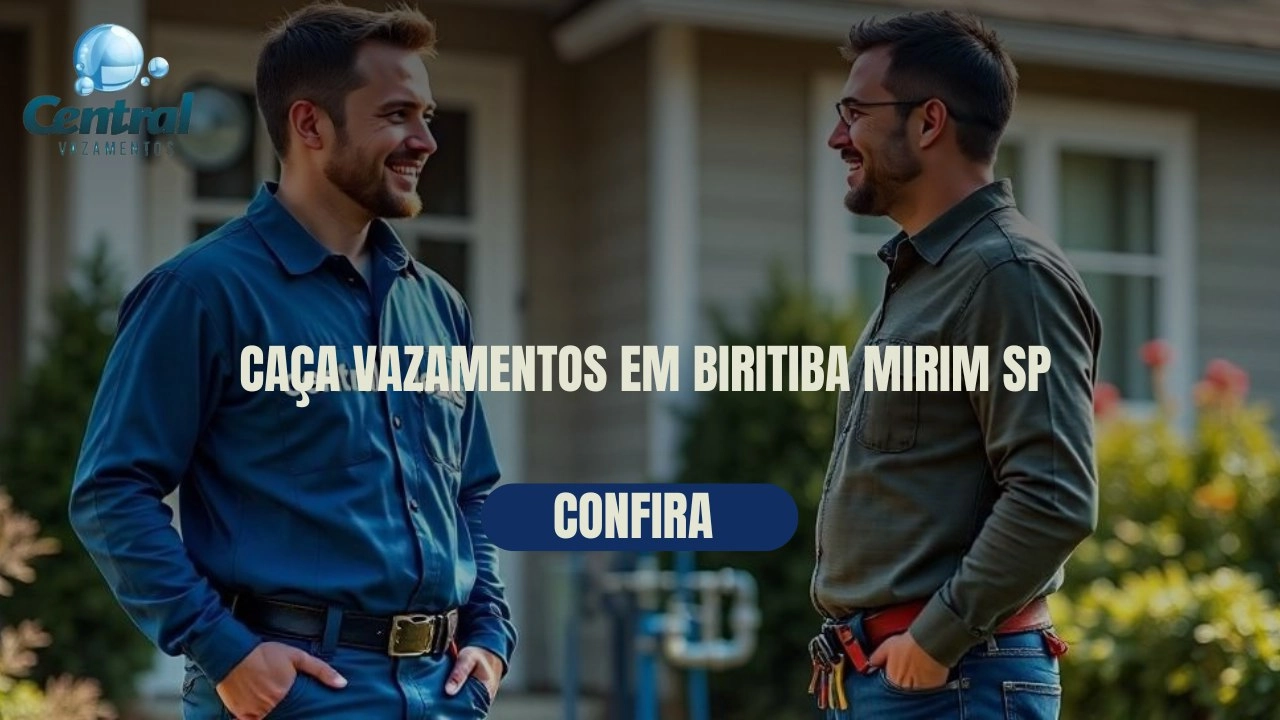 CAÇA VAZAMENTOS EM BIRITIBA MIRIM SÃO PAULO (SP).