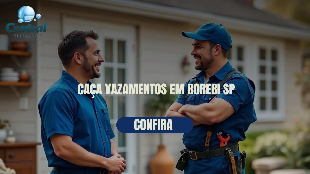 CAÇA VAZAMENTOS EM BOREBI SÃO PAULO (SP).
