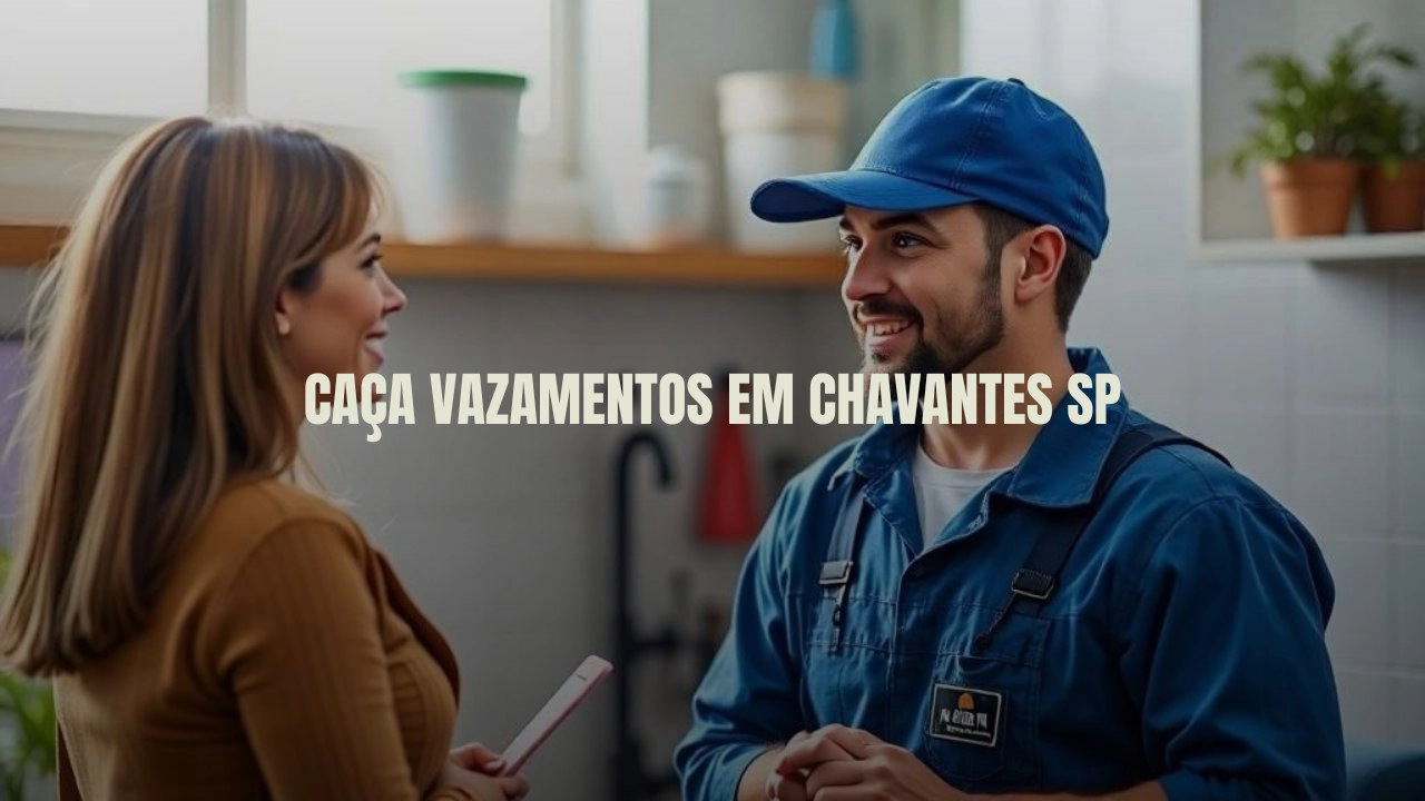 CAÇA VAZAMENTOS EM CHAVANTES SÃO PAULO (SP).