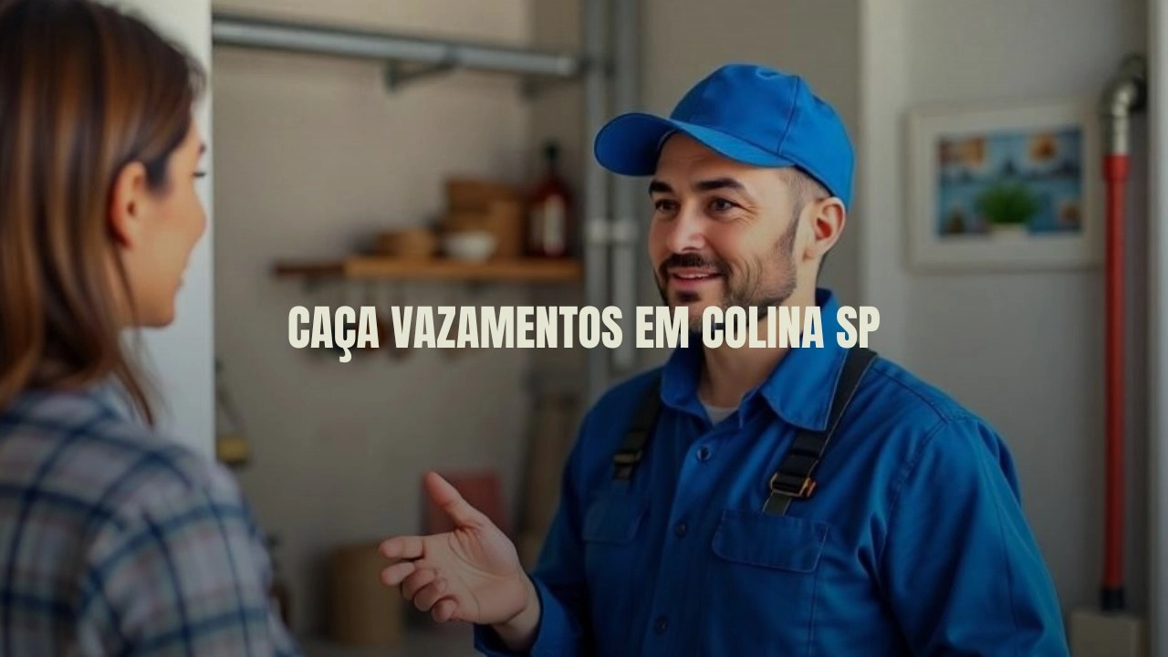 CAÇA VAZAMENTOS EM COLINA SÃO PAULO (SP).