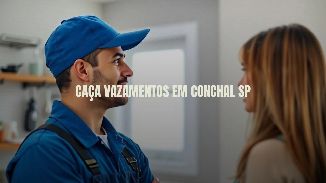 CAÇA VAZAMENTOS EM CONCHAL SÃO PAULO (SP).