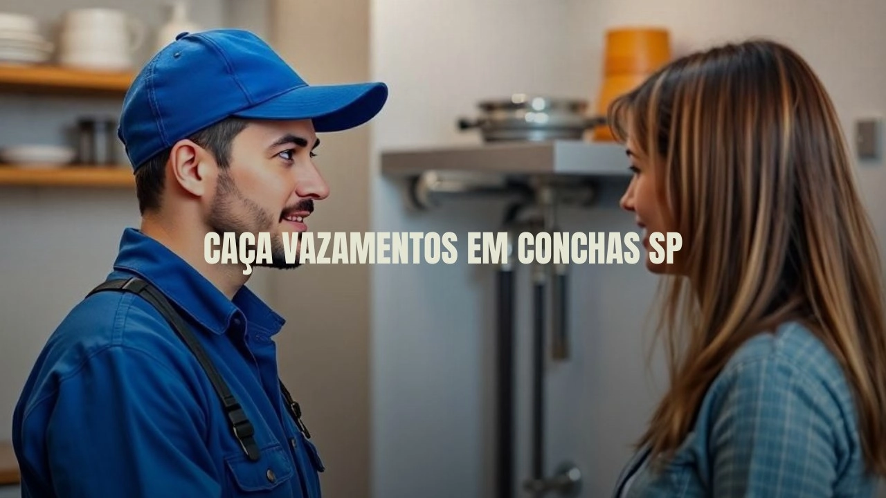 CAÇA VAZAMENTOS EM CONCHAS SÃO PAULO (SP).