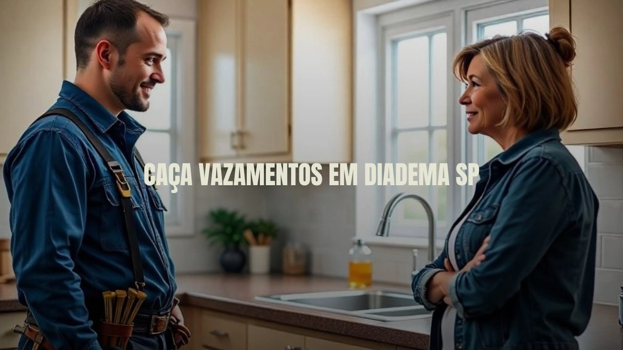 CAÇA VAZAMENTOS EM DIADEMA SÃO PAULO (SP).