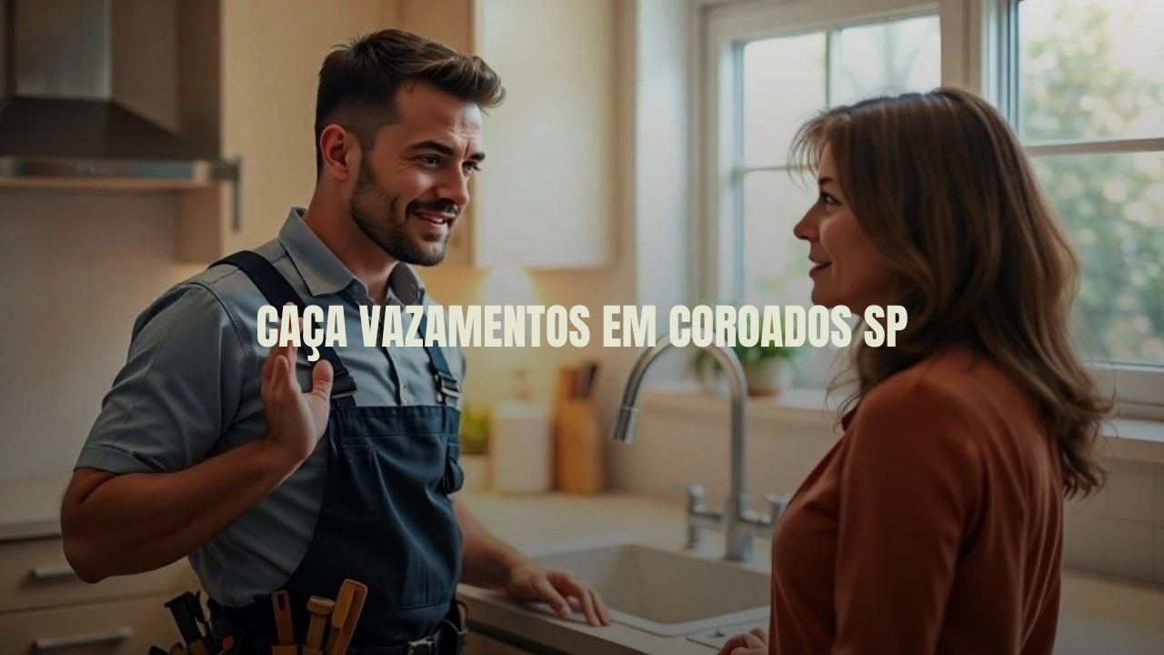 CAÇA VAZAMENTOS EM COROADOS SÃO PAULO (SP).