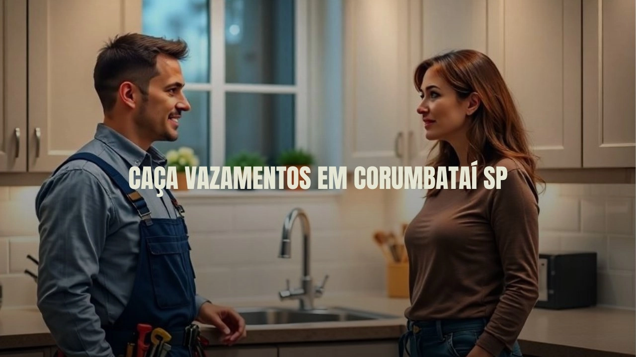 CAÇA VAZAMENTOS EM CORUMBATAÍ SÃO PAULO (SP).