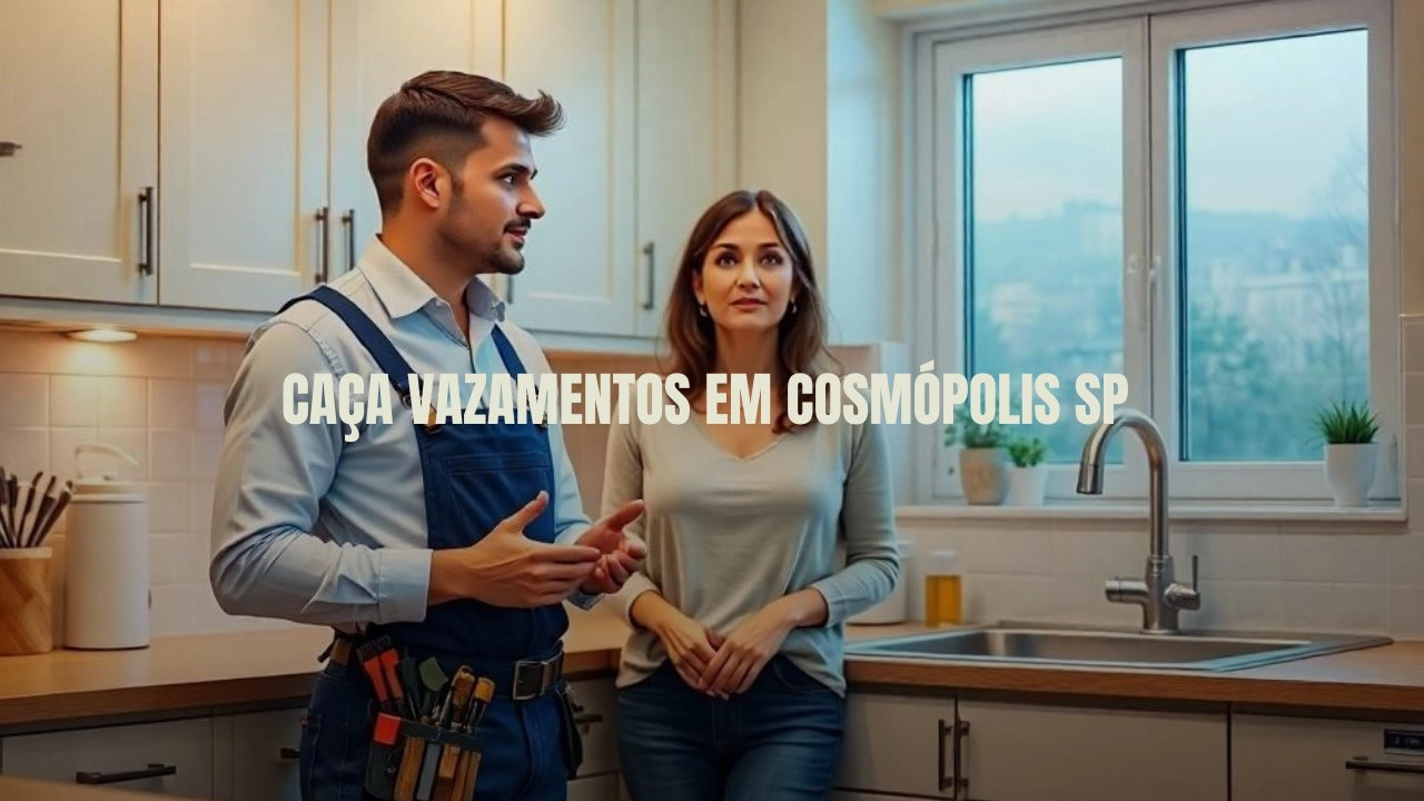 CAÇA VAZAMENTOS EM COSMÓPOLIS SÃO PAULO (SP).
