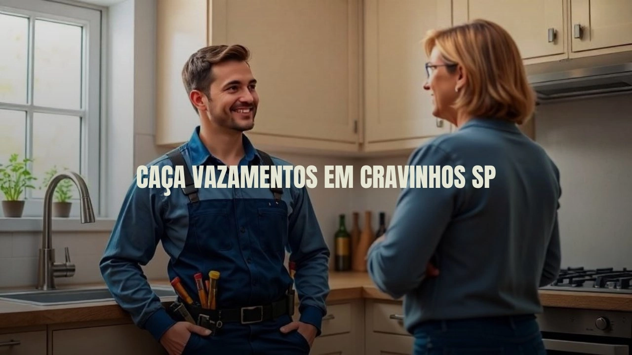 CAÇA VAZAMENTOS EM CRAVINHOS SÃO PAULO (SP).