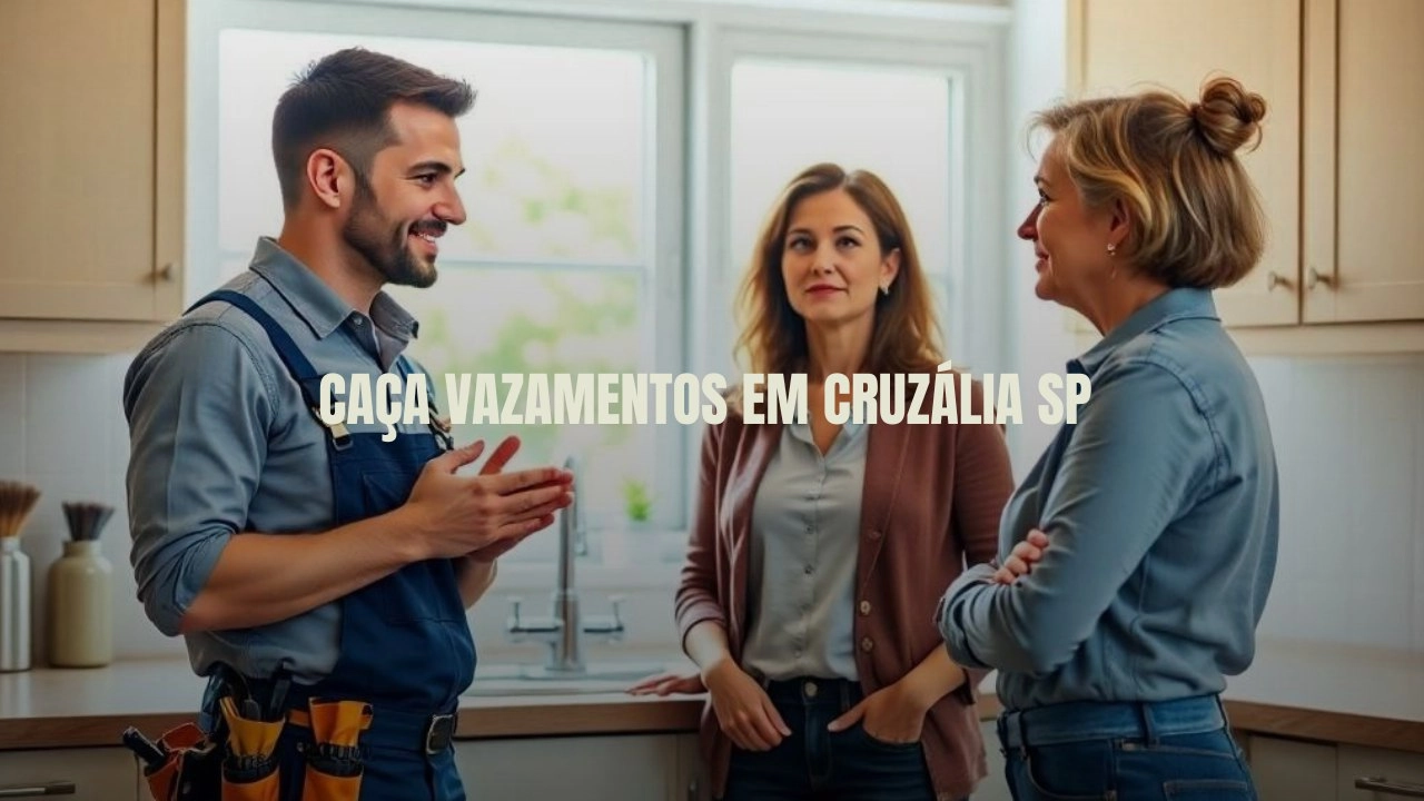 CAÇA VAZAMENTOS EM CRUZÁLIA SÃO PAULO (SP).
