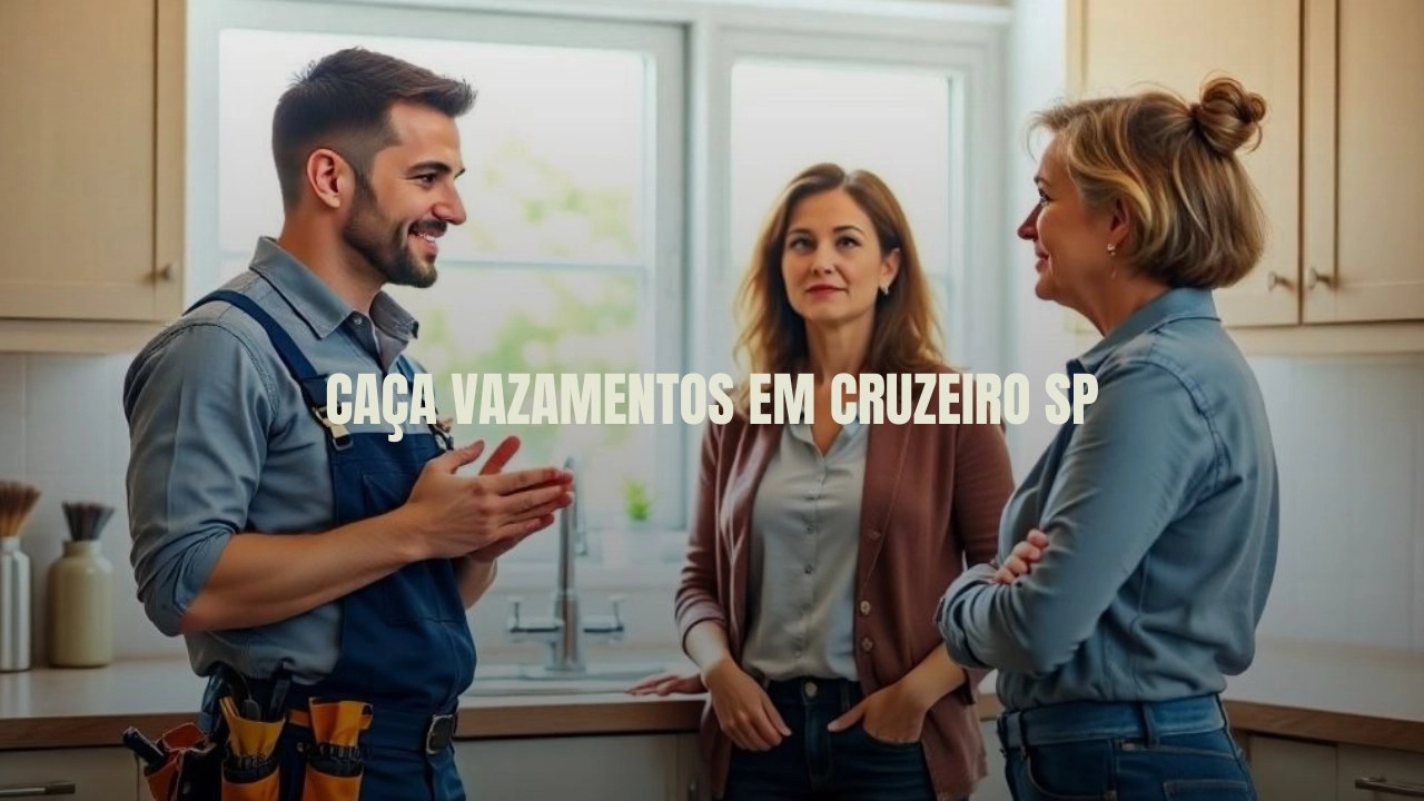CAÇA VAZAMENTOS EM CRUZEIRO SÃO PAULO (SP).