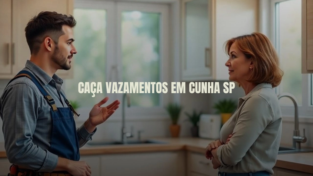 CAÇA VAZAMENTOS EM CUNHA SÃO PAULO (SP).