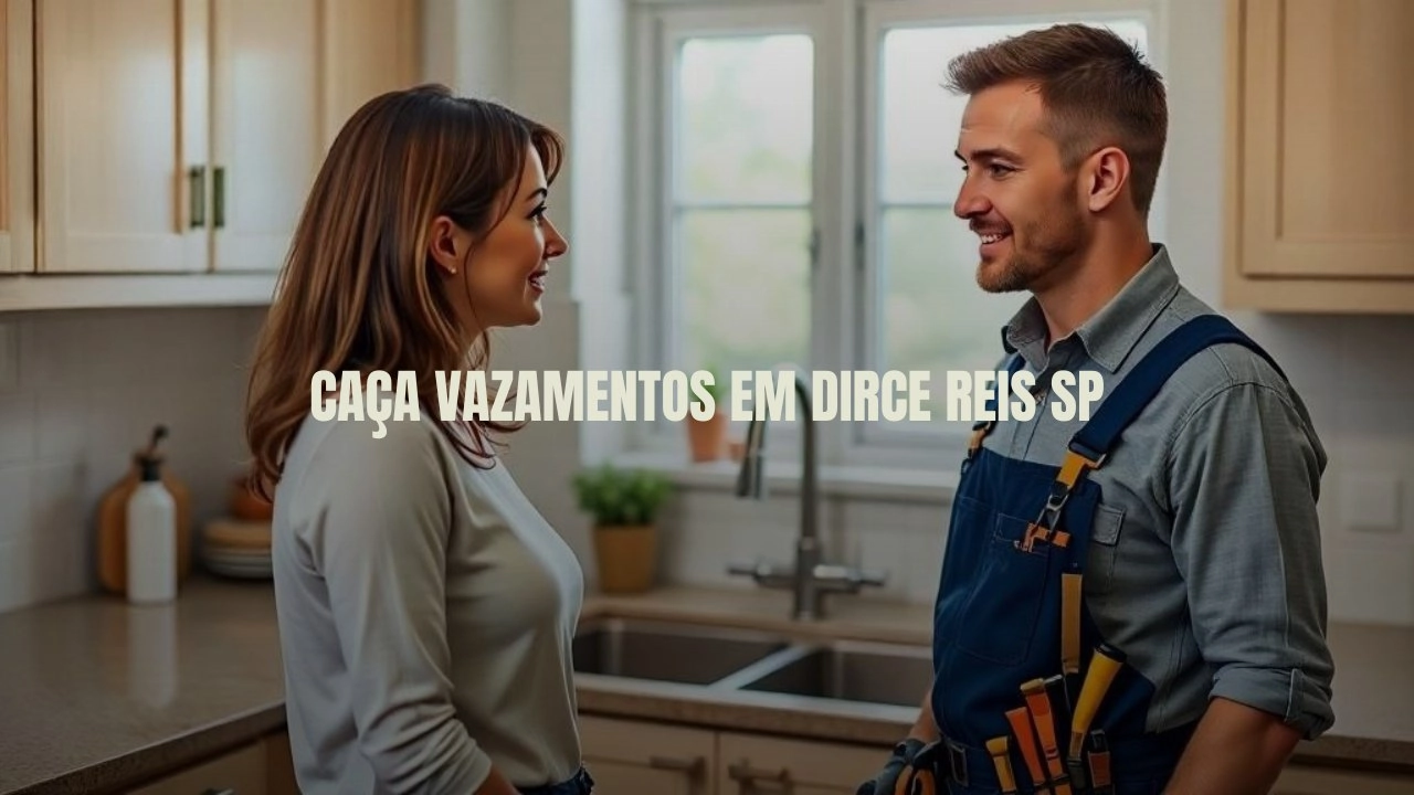 CAÇA VAZAMENTOS EM DIRCE REIS SÃO PAULO (SP).
