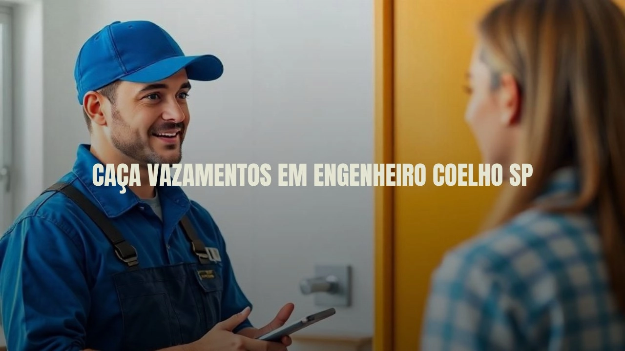 CAÇA VAZAMENTOS EM ENGENHEIRO COELHO SÃO PAULO (SP).