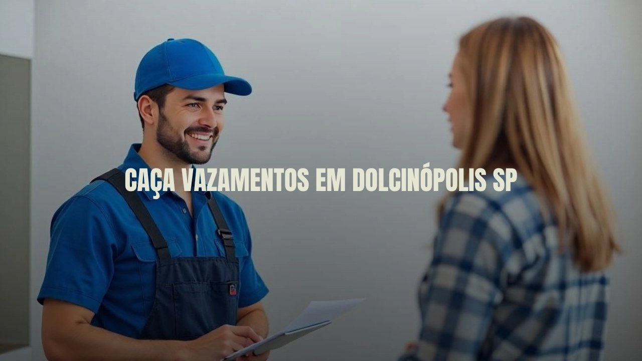CAÇA VAZAMENTOS EM DOLCINÓPOLIS SÃO PAULO (SP).
