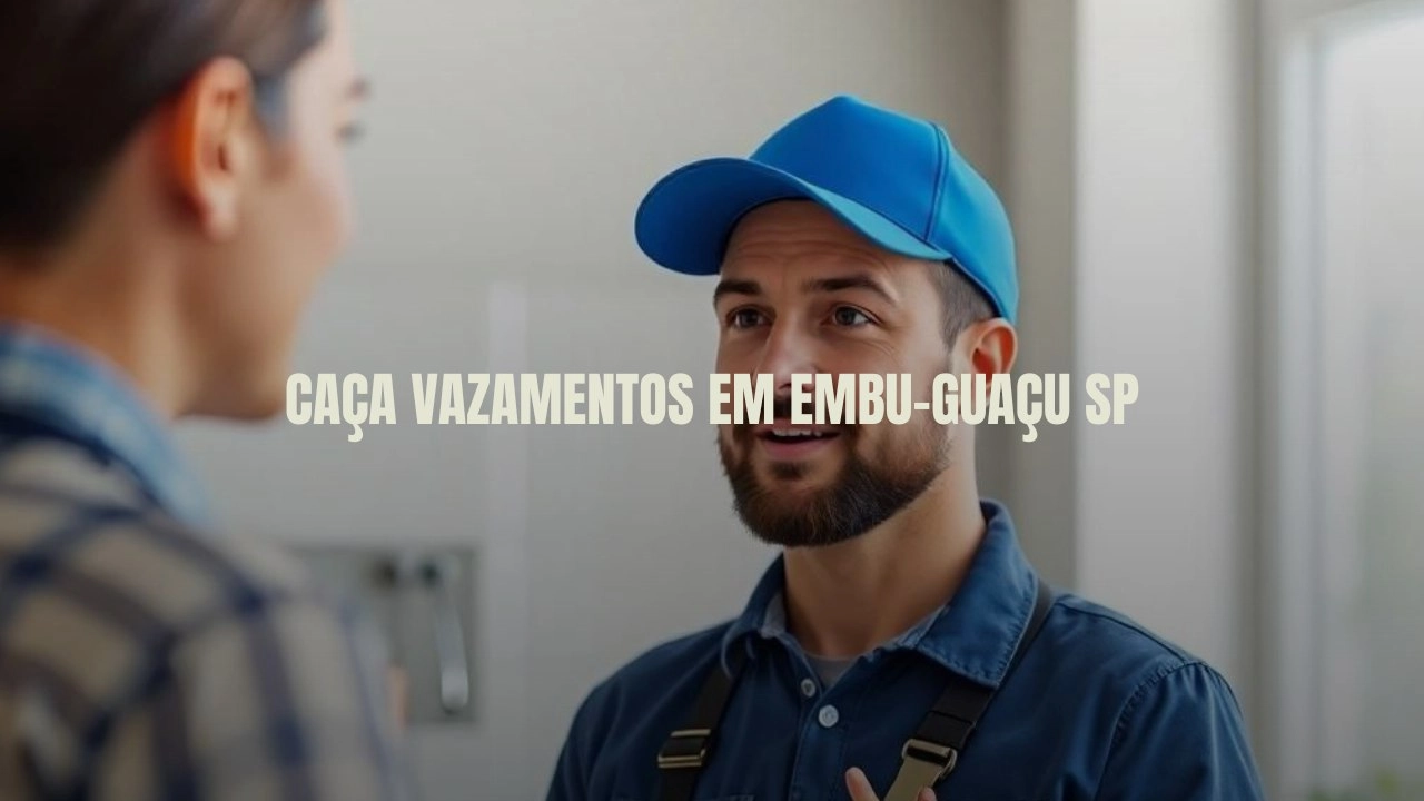 CAÇA VAZAMENTOS EM EMBU-GUAÇU SÃO PAULO (SP).
