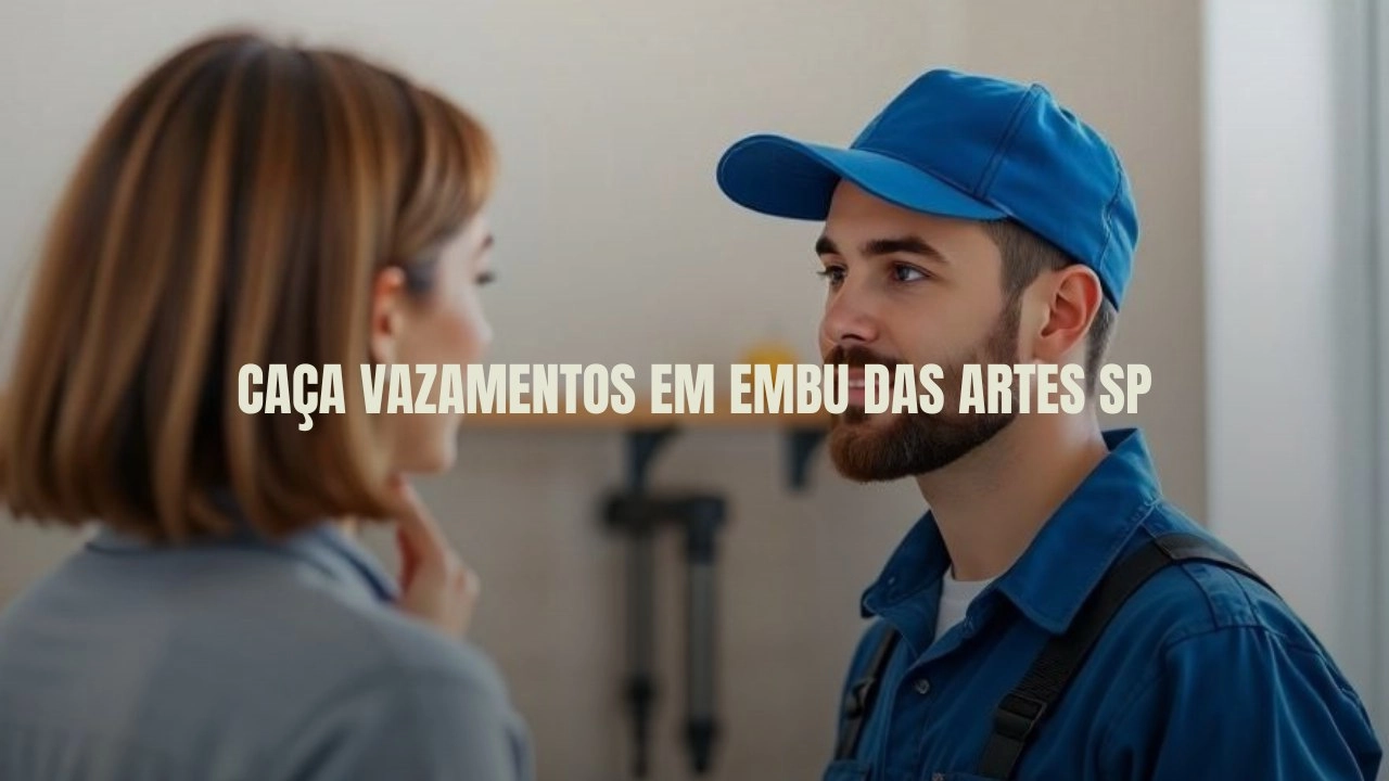 CAÇA VAZAMENTOS EM EMBU DAS ARTES SÃO PAULO (SP).