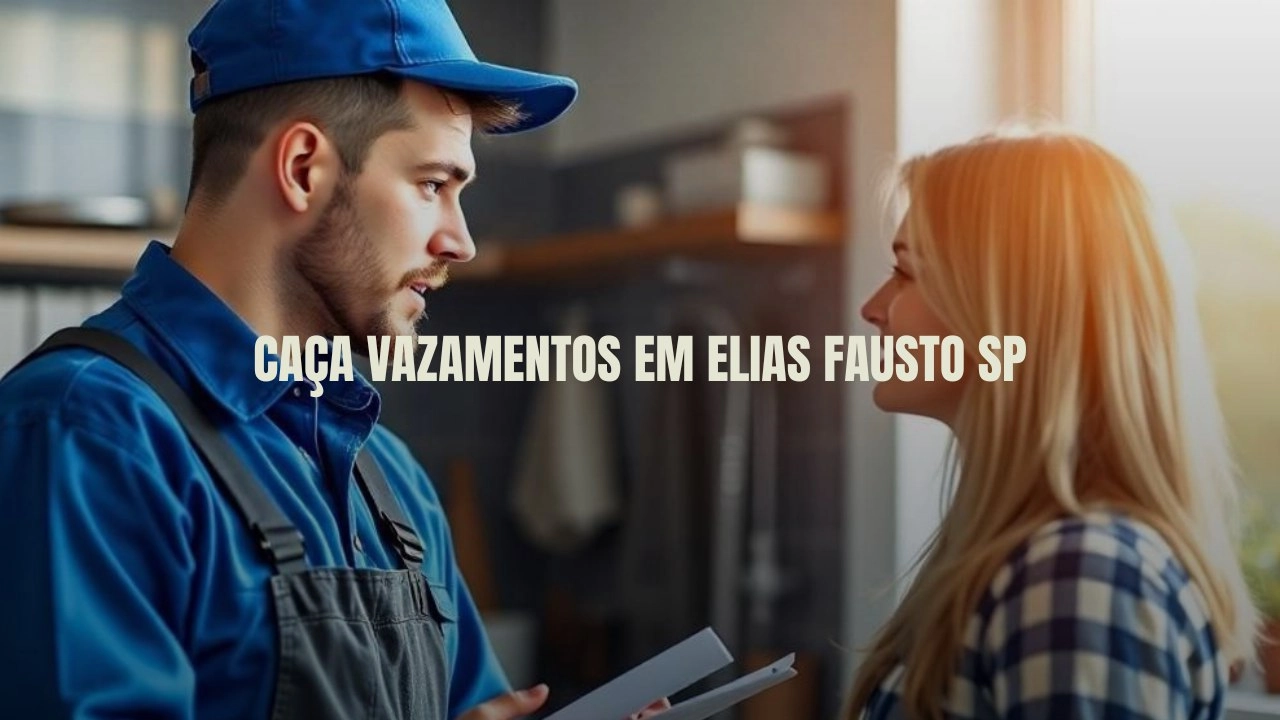 CAÇA VAZAMENTOS EM ELIAS FAUSTO SÃO PAULO (SP).