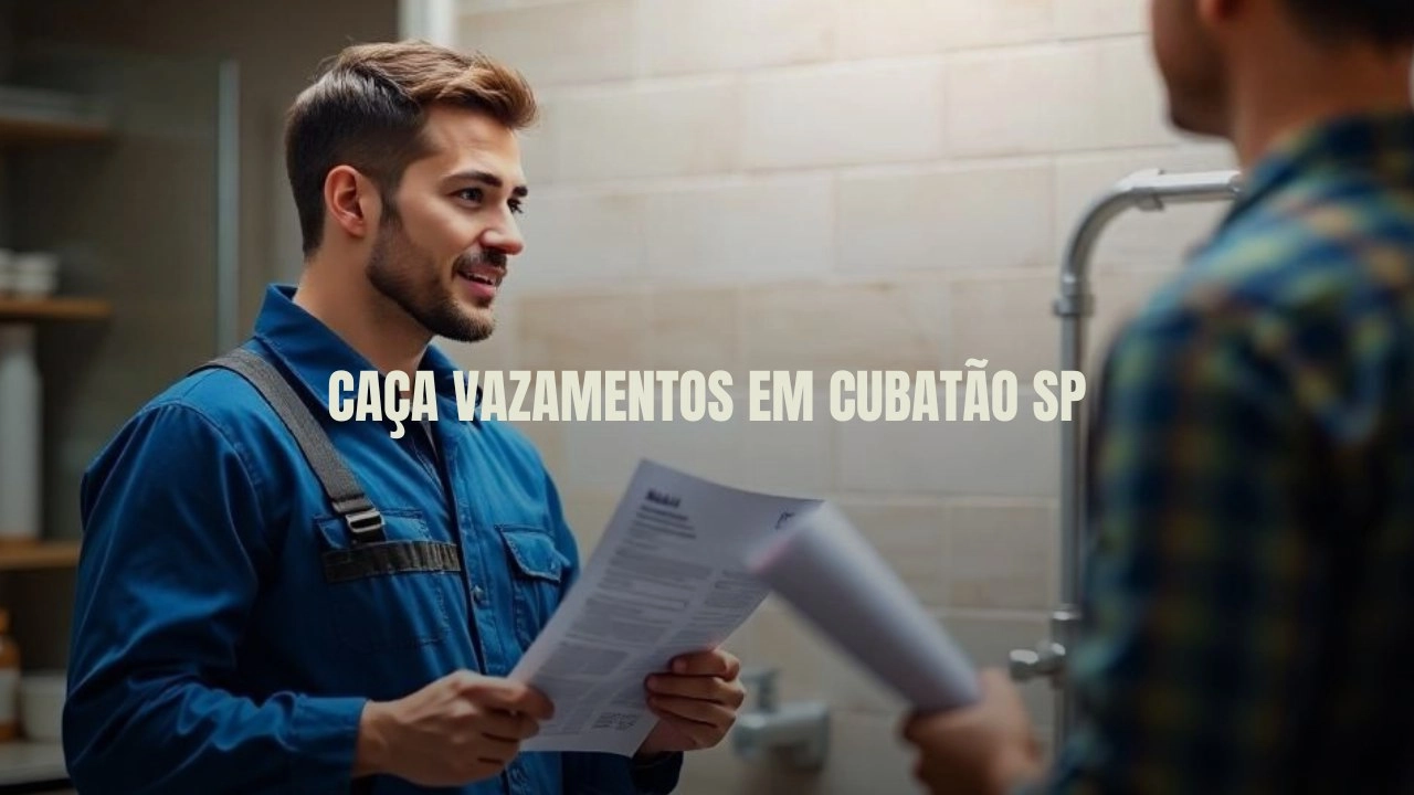 CAÇA VAZAMENTOS EM CUBATÃO SÃO PAULO (SP).
