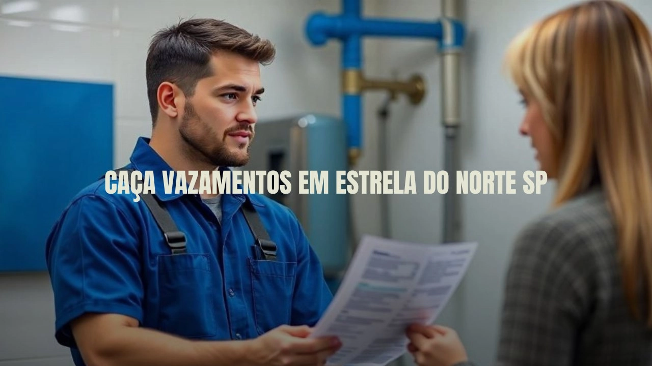 CAÇA VAZAMENTOS EM ESTRELA DO NORTE SÃO PAULO (SP).