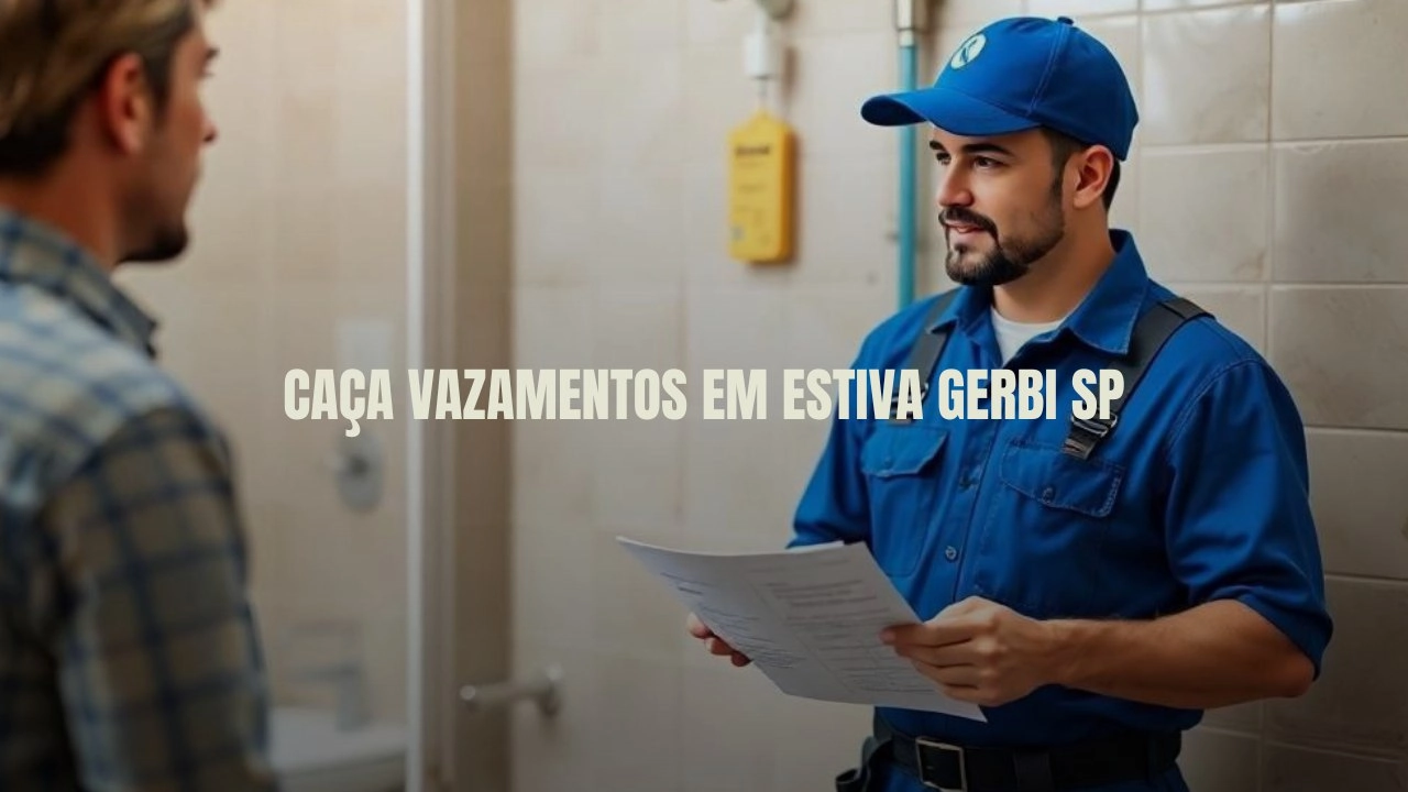 CAÇA VAZAMENTOS EM ESTIVA GERBI SÃO PAULO (SP).