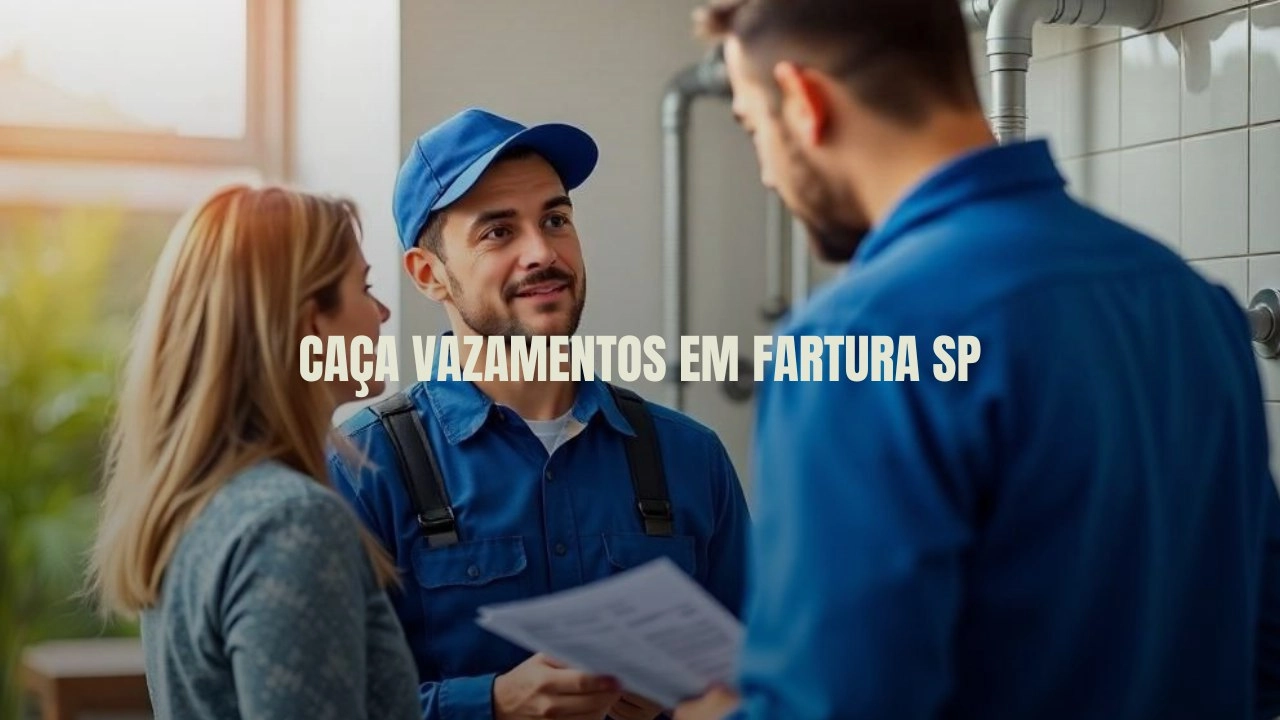 CAÇA VAZAMENTOS EM FARTURA SÃO PAULO (SP).