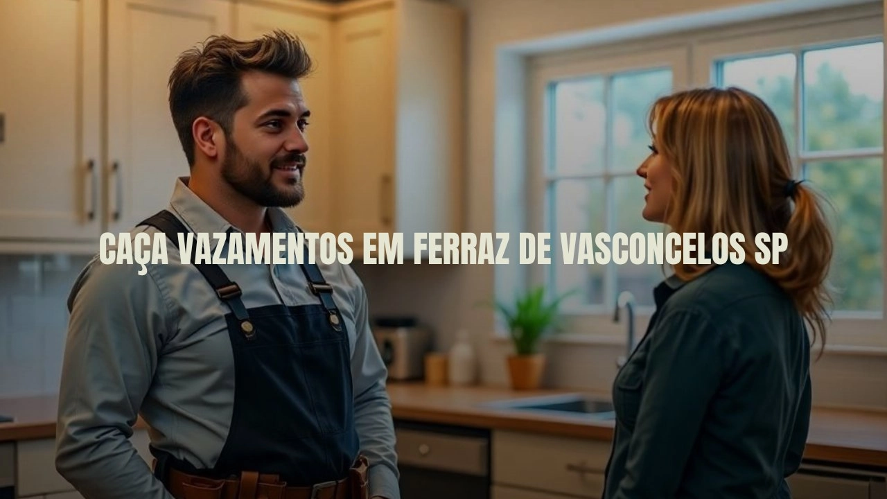 CAÇA VAZAMENTOS EM FERRAZ DE VASCONCELOS SÃO PAULO (SP).