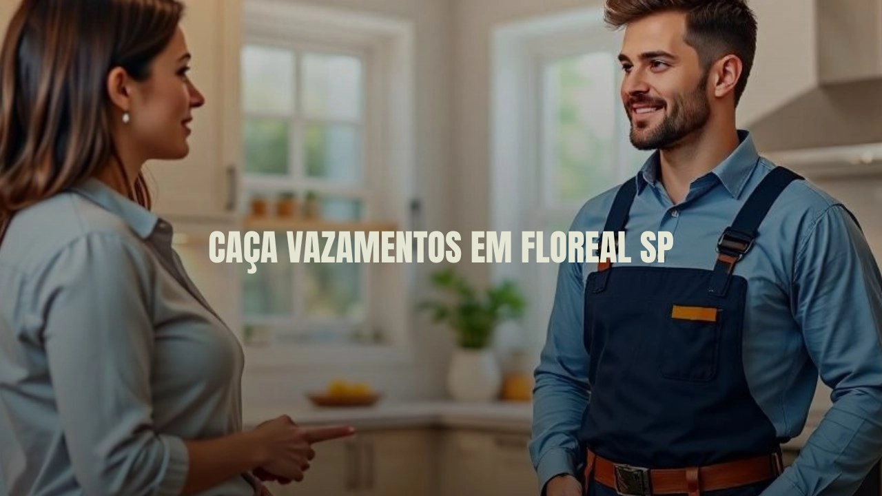 CAÇA VAZAMENTOS EM FLOREAL SÃO PAULO (SP).