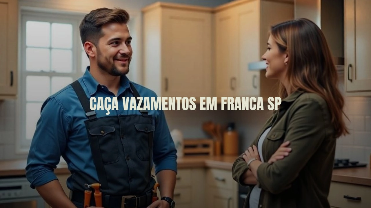 CAÇA VAZAMENTOS EM FRANCA SÃO PAULO (SP).