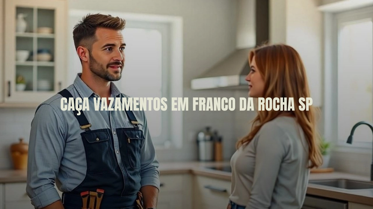 CAÇA VAZAMENTOS EM FRANCO DA ROCHA SÃO PAULO (SP).