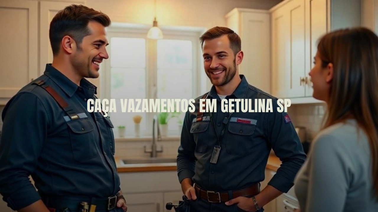 CAÇA VAZAMENTOS EM GETULINA SÃO PAULO (SP).