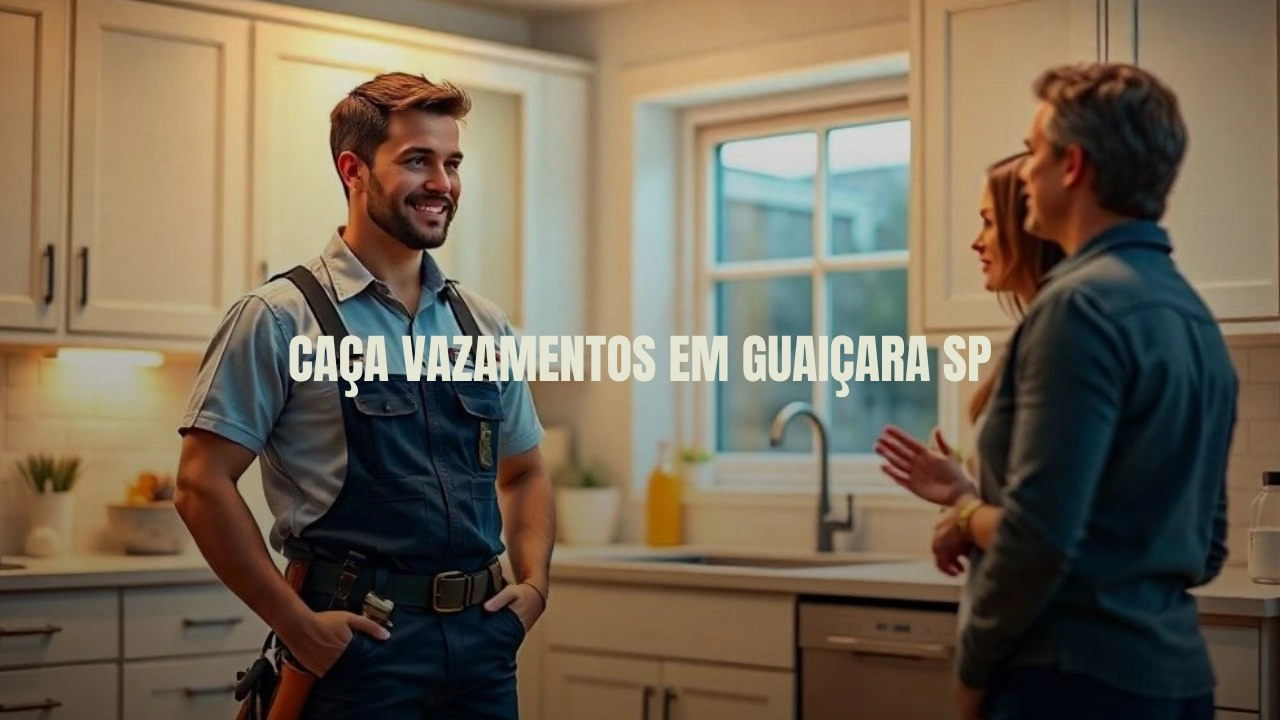 CAÇA VAZAMENTOS EM GUAIÇARA SÃO PAULO (SP).