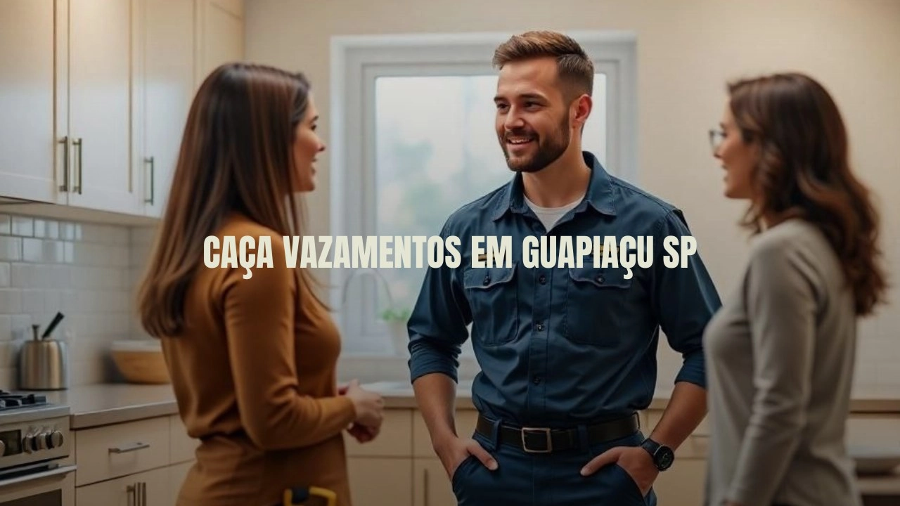 CAÇA VAZAMENTOS EM GUAPIAÇU SÃO PAULO (SP).